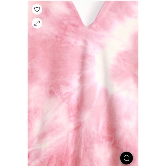NWT LULUS Wildlife Dusty Pink Tie Dye Bodysuit Size L - Picture 7 of 11